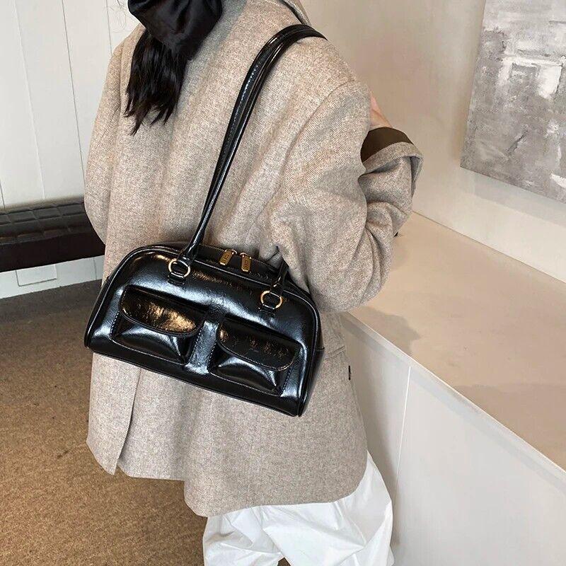 Medium Shoulder Bag Rope Ball Tassel Accessories Women Zipper Outer Flap Pockets 57_0fe09f2a-272d-46e7-af31-18ce6bca9025 STYLEINGER
