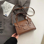 Mini Leather Handbags Flap Square Double Handles Women Crossbody Purses Dark Brown 57_11ded64c-15f7-4bae-b292-0a6ad57fb309 STYLEINGER