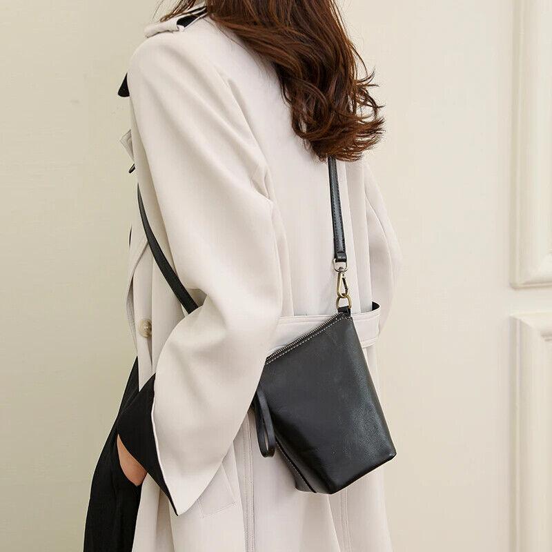 Genuine Leather Women‘s Handbags Mini Bucket Bags Zipper Solid Crossbody Purses 57_126db2a1-d6d1-49ec-9022-80265281dcd5 STYLEINGER