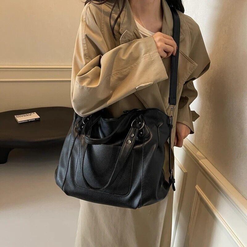 Large Leather Handbags Women Zipper Soft Double Handles Outer Pocket Crossbody 57_134ef044-5322-4422-aab5-f852e45f3d3d STYLEINGER