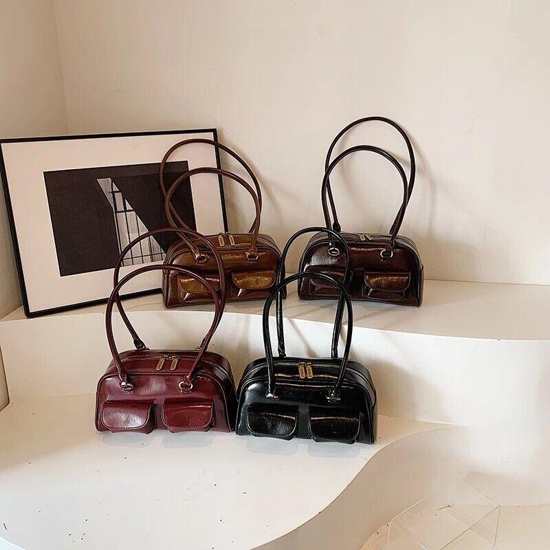 Medium Shoulder Bag Rope Ball Tassel Accessories Women Zipper Outer Flap Pockets 57_161a1464-118d-494a-abb1-924bae99e428 STYLEINGER