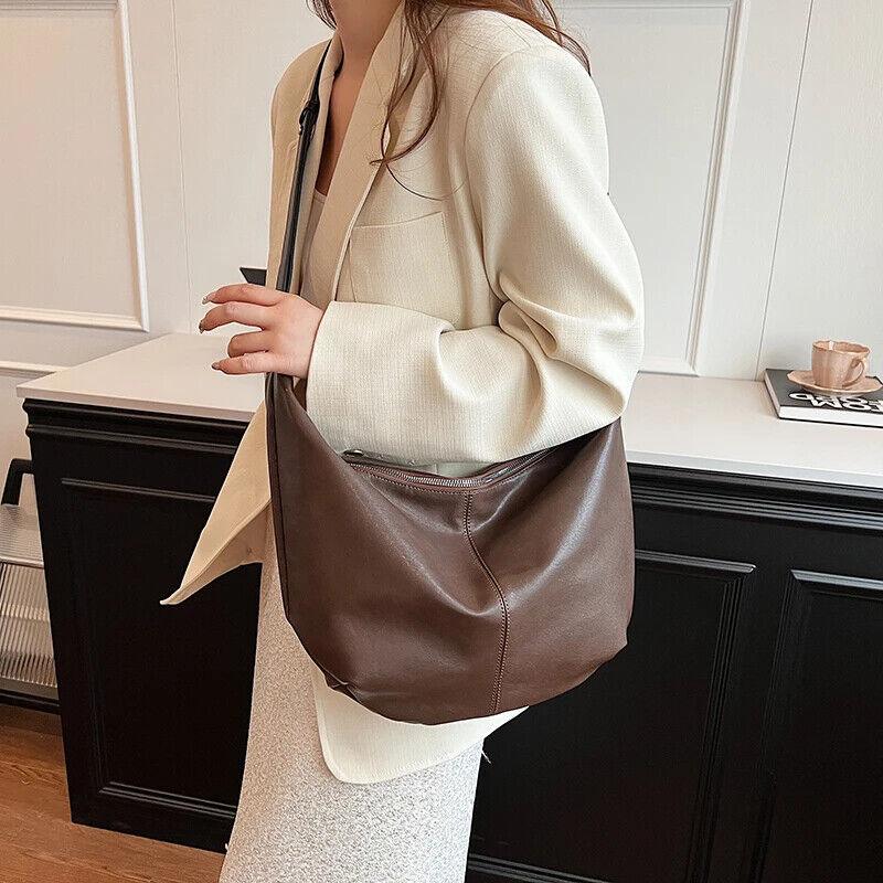 Shoulder Hobo Bags Leather Women's Large Zipper Soft Adjustable Strap Handbags 57_1674148b-aa7e-4502-a70a-36bb3ebdd1e1 STYLEINGER