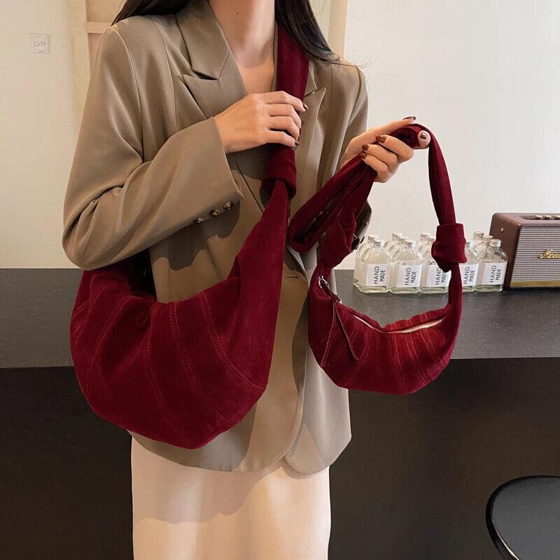 Hobo Bags Soft Leather Splicing Crescent Zipper Women's Small Large Handbags 57_17c4681f-3021-4c22-a5fa-b791325cf19f STYLEINGER