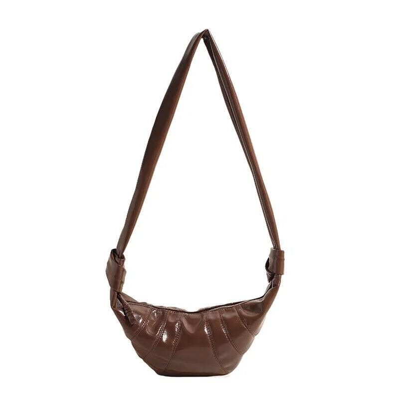 Large Hobo Bags Glazed Soft Leather Crescent Zipper Small Zip Women's Purses 57_17cbcfb9-5b53-48a1-8980-8a8abc2c8948 STYLEINGER