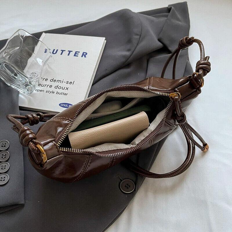 Small Hobo Bags Glazed Soft Leather Crescent Zipper Small Zip Women's Purses 57_183e4b0d-f762-44b1-8f10-b40c8bc2b85e STYLEINGER