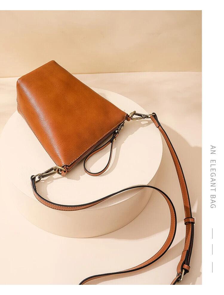 Genuine Leather Women‘s Handbags Mini Bucket Bags Zipper Solid Crossbody Purses 57_19bc2935-5a81-47cb-ad19-0dce3ddb42f4 STYLEINGER