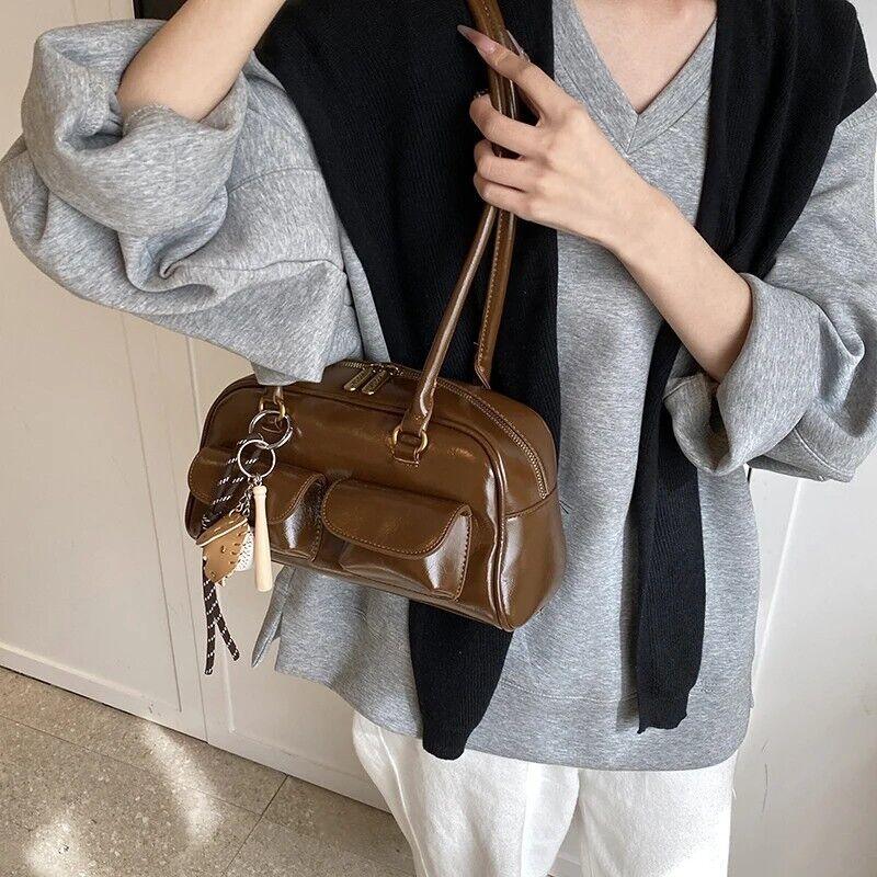 Medium Shoulder Bag Rope Ball Tassel Accessories Women Zipper Outer Flap Pockets 57_1d3e7693-83ed-47d4-88d9-daf4b615d41e STYLEINGER