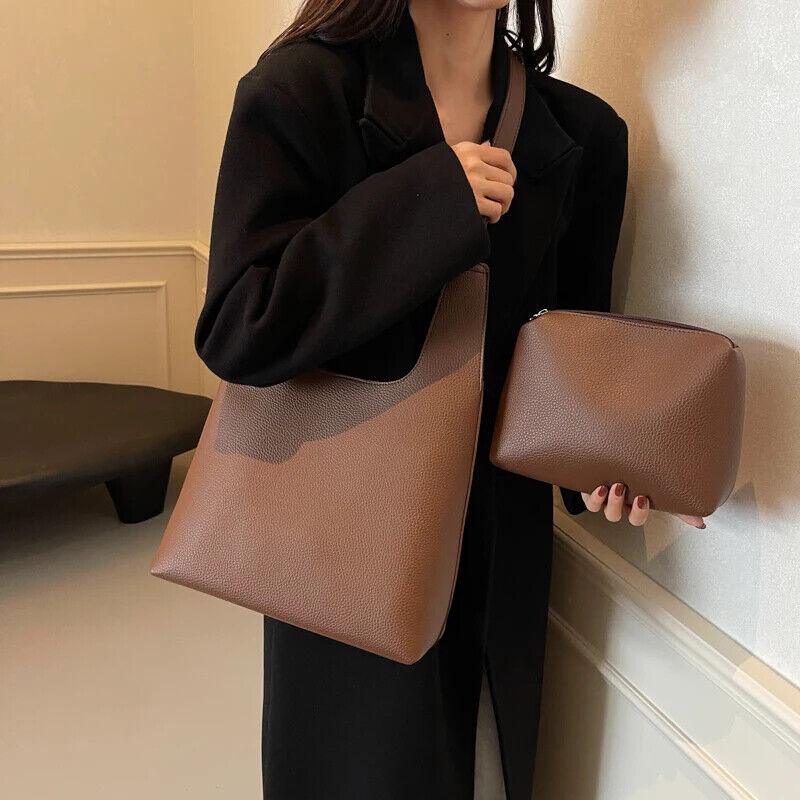 Leather Women Bucket Bags Large 2 in 1 Removable Purse Snap Handbags Purses 57_1ed0739f-5668-4adc-acf4-77ca5185861f STYLEINGER