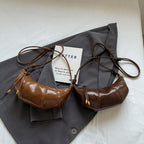 Small Hobo Bags Glazed Soft Leather Crescent Zipper Small Zip Women's Purses 57_22974896-282b-48e9-bf34-3b1ce2533840 STYLEINGER