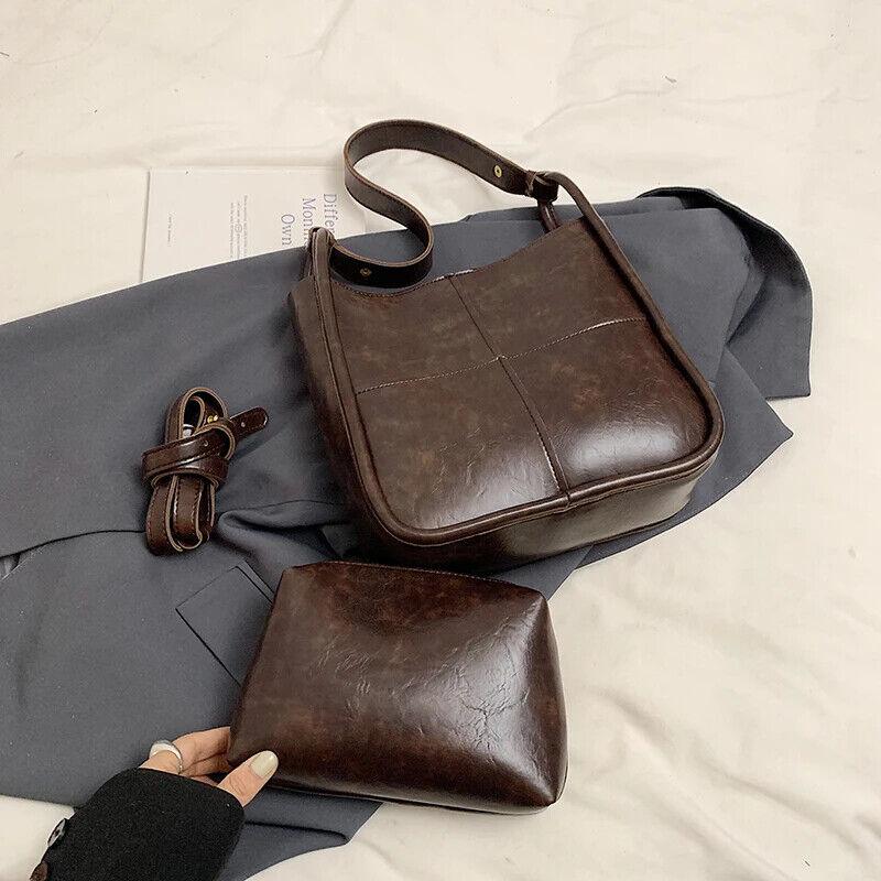 Shoulder Bucket Bags Leather Women's Large 2 in 1 Snap Plaid Stitch Handbags 57_273a20a7-92d2-41d2-9905-9dd9c3e8cb65 STYLEINGER