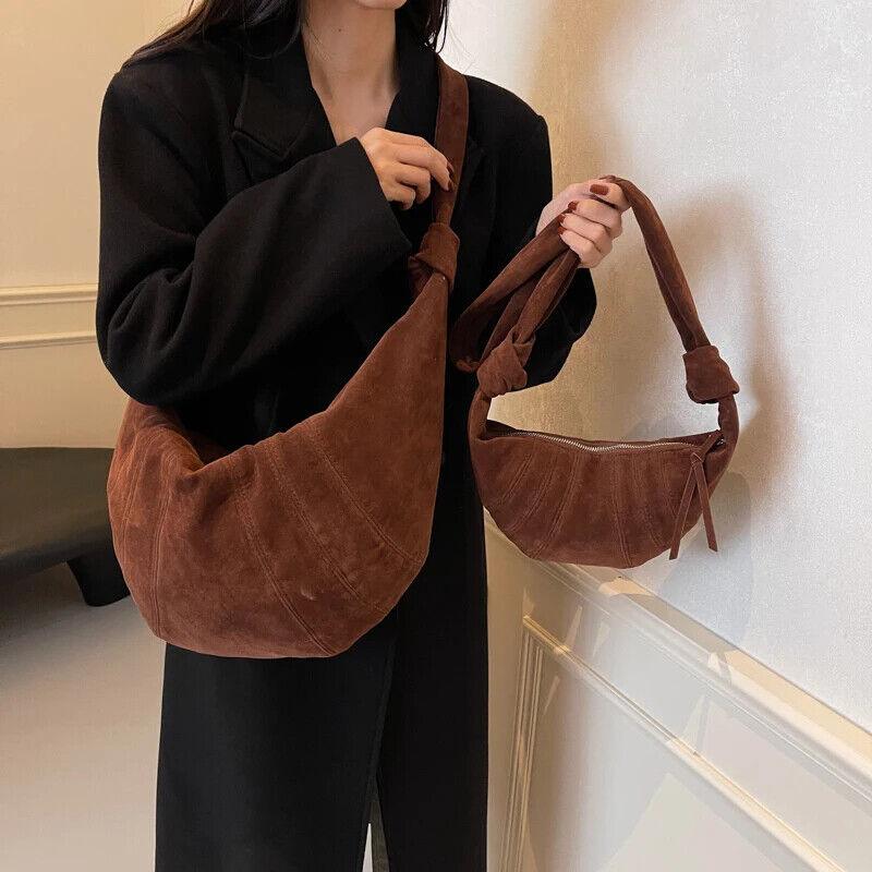 Hobo Bags Soft Leather Splicing Crescent Zipper Women's Small Large Handbags 57_324ab7c0-8774-4138-9b71-f366cf937c08 STYLEINGER