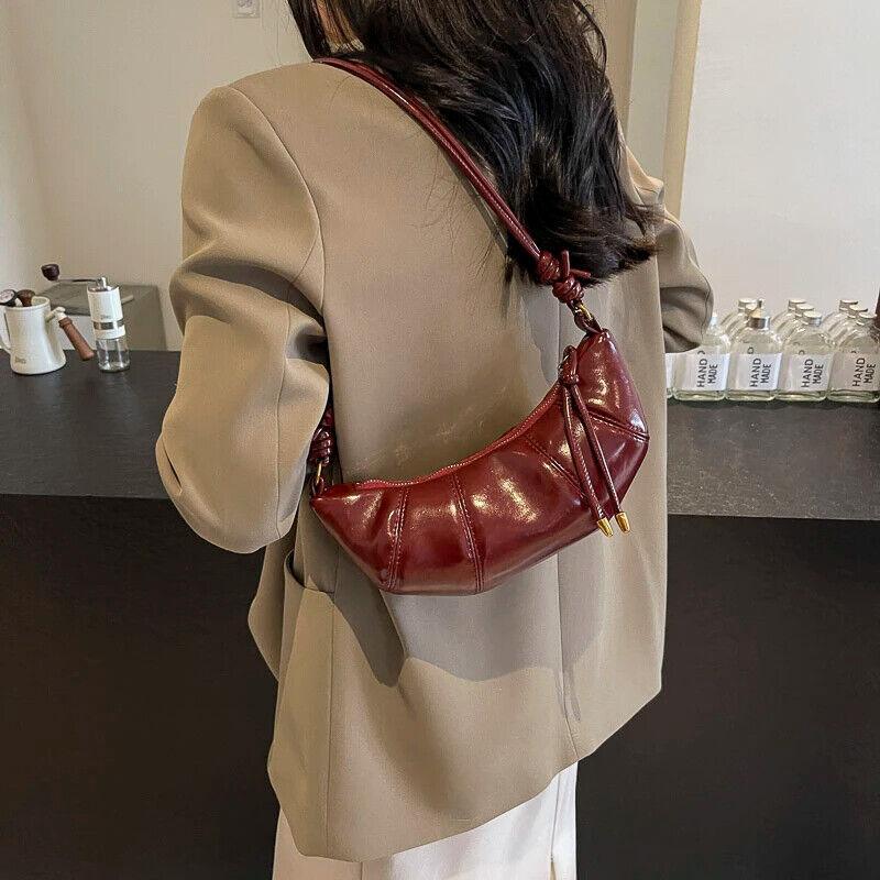 Small Hobo Bags Glazed Soft Leather Crescent Zipper Small Zip Women's Purses 57_3392bfe5-a95f-405e-a5c6-1f90e0843106 STYLEINGER