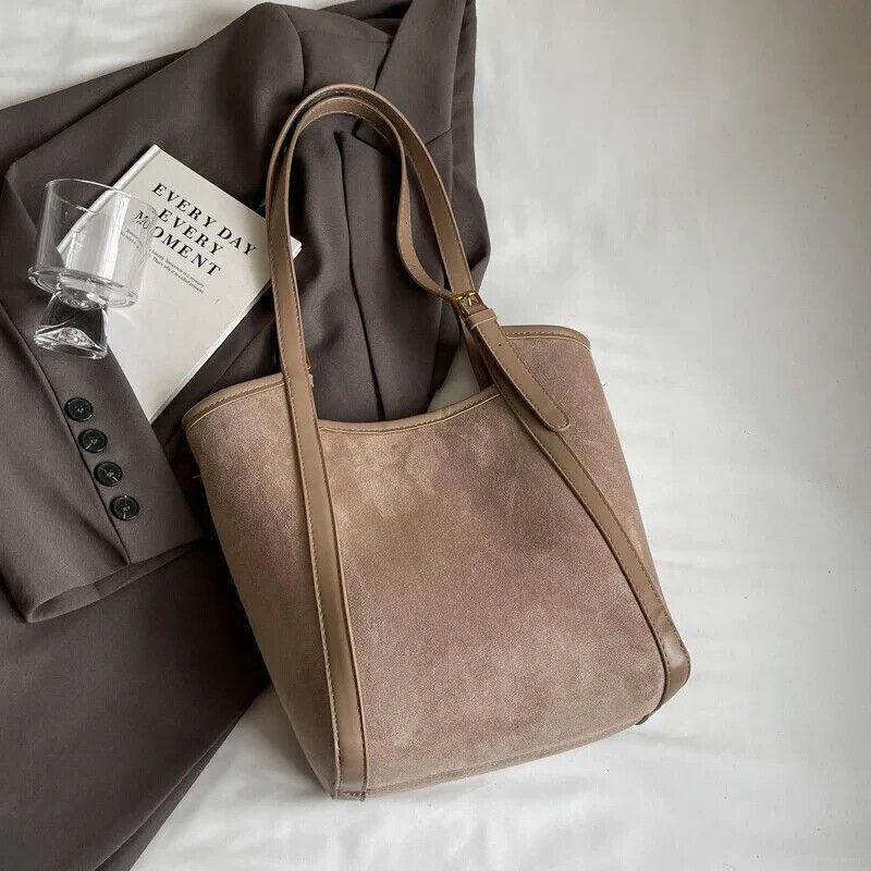 Large Bucket Bags Suede Leather Handbags 2 in 1 Mini Zip Snap Women's Purses Khaki 57_3cda211f-9e18-4ec7-b4d4-4723890276e8 STYLEINGER