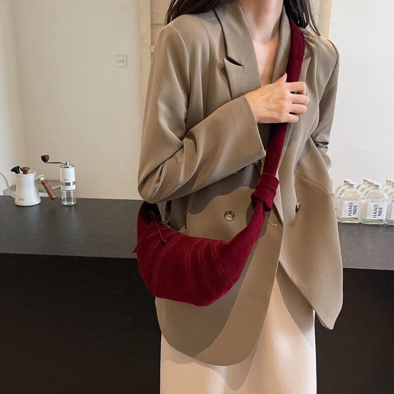 Hobo Bags Soft Leather Splicing Crescent Zipper Women's Small Large Handbags 57_3f67c80a-17c7-4884-be29-ada8361781bb STYLEINGER