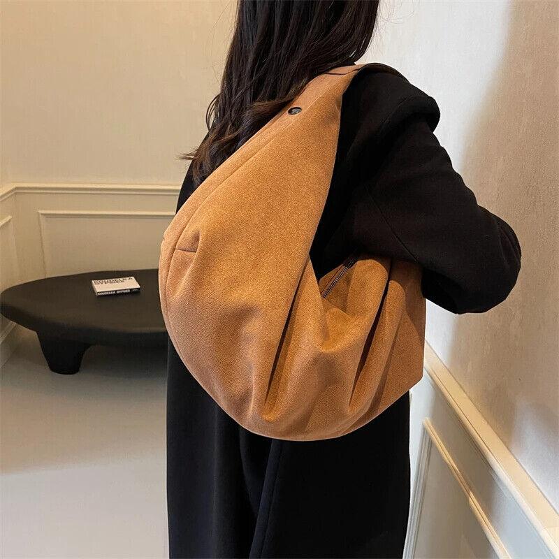 Nubuck Leather Hobo Bags Women's Zipper Folding Short Handle Handbags Purses 57_40b034e0-3901-4a91-a329-217df6dbe3f7 STYLEINGER