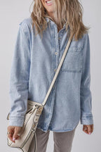 Denim Top Women Pocketed Collared Neck Cotton Long Sleeve Casual Shirt 57_40b55f36-2c1e-42a5-9b39-827ce037905e STYLEINGER