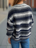Women Gradient Striped Sweater Round Neck Long Sleeve Soft Pullover One Size 57_42b665dc-2dd1-4bb8-bfda-76137ec71d00 STYLEINGER