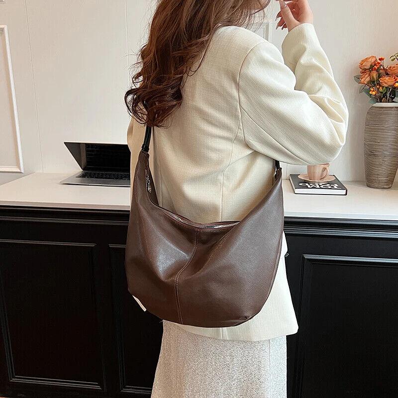 Shoulder Hobo Bags Leather Women's Large Zipper Soft Adjustable Strap Handbags 57_461c9b4e-cacf-4faa-8d4b-bc8973ac13d5 STYLEINGER