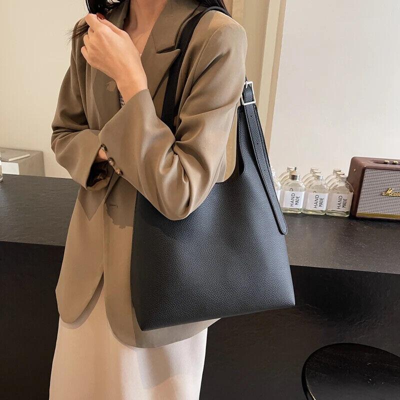 Leather Women Bucket Bags Large 2 in 1 Removable Purse Snap Handbags Purses 57_4dd6d8f9-c48c-4b00-878d-f8428cd181e6 STYLEINGER