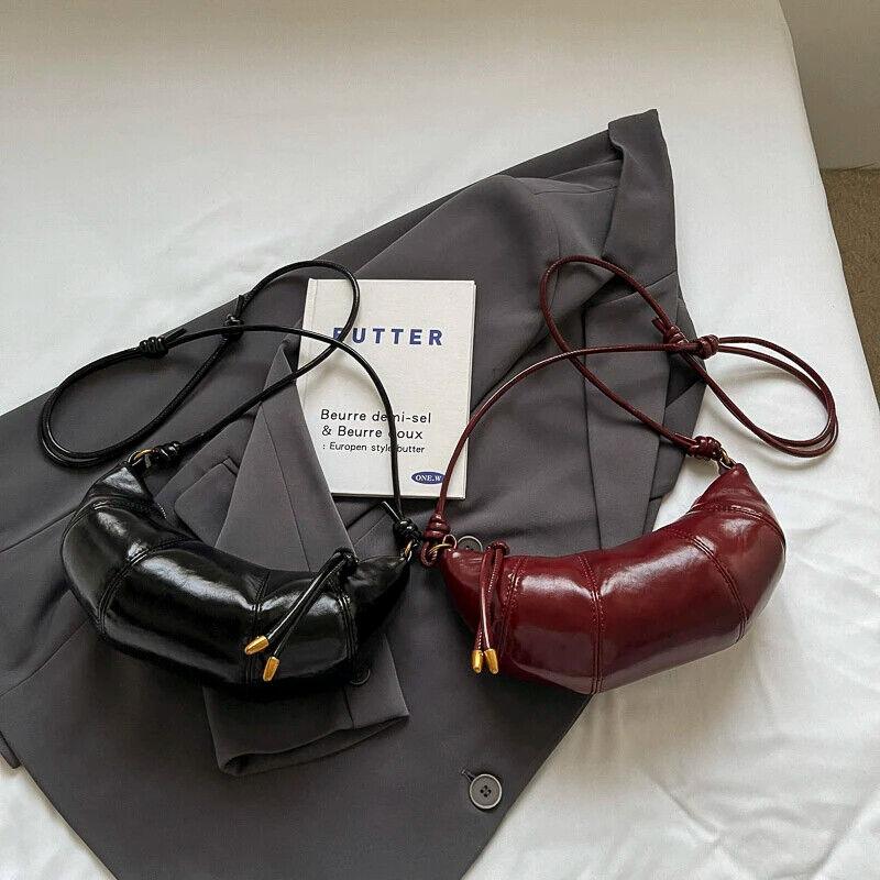 Small Hobo Bags Glazed Soft Leather Crescent Zipper Small Zip Women's Purses 57_53840e1c-522a-4f0a-8329-113d81938a7b STYLEINGER