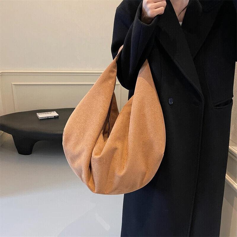 Nubuck Leather Hobo Bags Women's Zipper Folding Short Handle Handbags Purses 57_53c0d8e7-261c-4448-8c43-b1b11b6dd6fc STYLEINGER