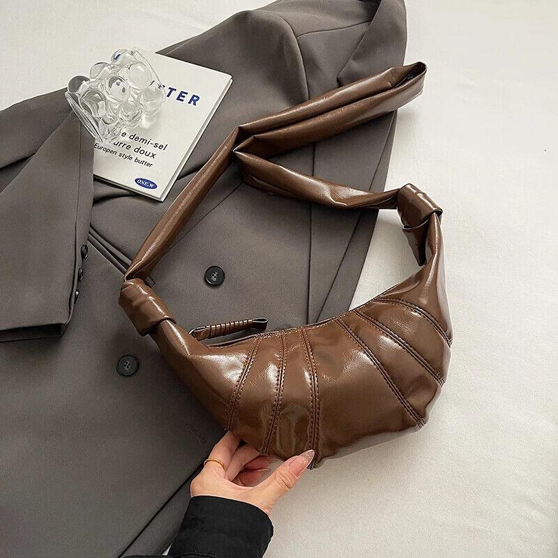 Large Hobo Bags Glazed Soft Leather Crescent Zipper Small Zip Women's Purses 57_592babd6-db30-48b3-becf-32bebce60d08 STYLEINGER