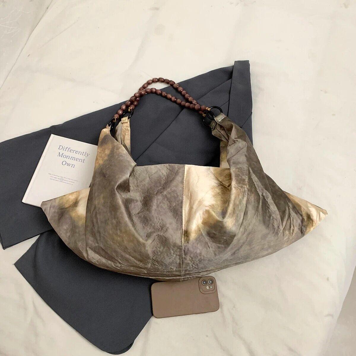 Extra Large Hobo Bags Women's Soft Waterproof Fabric Beaded Short Handles Purses 57_5eaf81e9-e55e-4bdd-9ec9-949cb53e76fb STYLEINGER