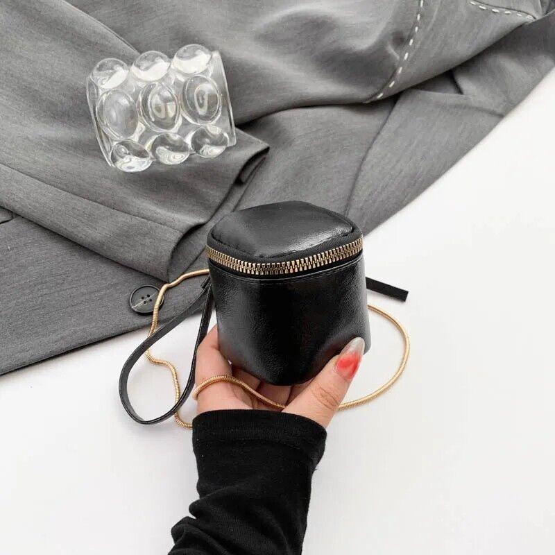 Mini Leather Box Bag Soft Leather Women's Wrist Chain Crossbody Strap Coin Purse Black 57_648b7ec0-4d41-44a3-905e-bf63247a3340 STYLEINGER