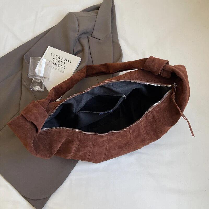 Hobo Bags Soft Leather Splicing Crescent Zipper Women's Small Large Handbags 57_664c5f03-c464-4850-8c4c-52c821ab8469 STYLEINGER