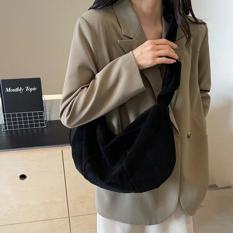 Hobo Bags Nubuck Velvet Leather Women's Large Ruffle Shoulder Strap Zip Handbags 57_684548fd-9910-4ff3-9c58-b594bcf0ce30 STYLEINGER