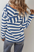 Women's Striped Cotton Blend Knit Sweater Long Sleeve Hooded Knitwear 57_6bc056f0-362b-424b-a95f-5ef3de6a83a8 STYLEINGER