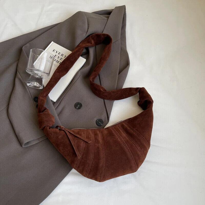 Hobo Bags Soft Leather Splicing Crescent Zipper Women's Small Large Handbags 57_6cf3d1cf-5537-4d14-9808-f190da1c428e STYLEINGER