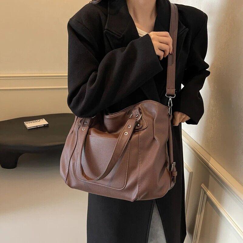 Large Leather Handbags Women Zipper Soft Double Handles Outer Pocket Crossbody 57_71192790-9ff3-4d48-acb2-09fe12889a73 STYLEINGER