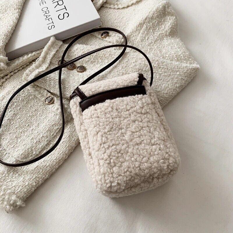 Mini Soft Lamb Down Fabric Plush Women's Toggle Flap Crossbody Phone Purses 57_75d7c3a2-57a7-4707-95dd-858f59d1ea9d STYLEINGER