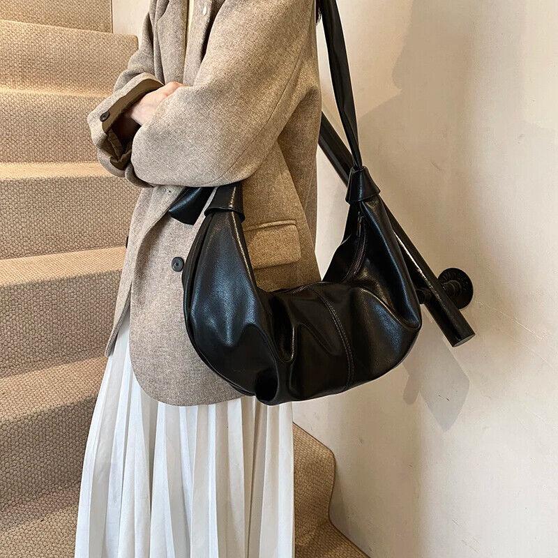 Large Hobo Bags Soft Leather Pleated Crescent Zipper Women's Crossbody Handbags 57_76f72307-7d6e-4d35-8d2c-4392d02ea59f STYLEINGER