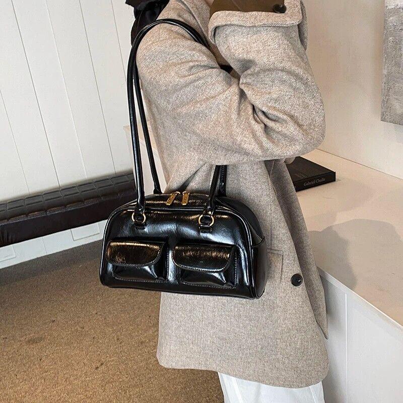 Medium Shoulder Bag Rope Ball Tassel Accessories Women Zipper Outer Flap Pockets 57_777248c5-4fda-4337-afb2-ca73ca14b950 STYLEINGER