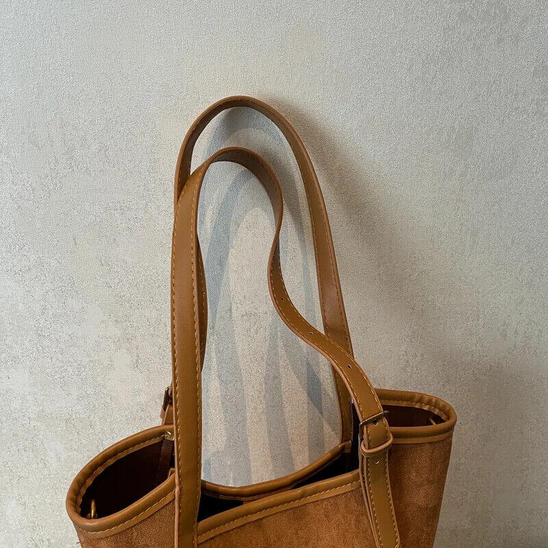 Large Bucket Bags Suede Leather Handbags 2 in 1 Mini Zip Snap Women's Purses 57_7ae003a6-3d3a-4f09-8037-c52c39df2f11 STYLEINGER