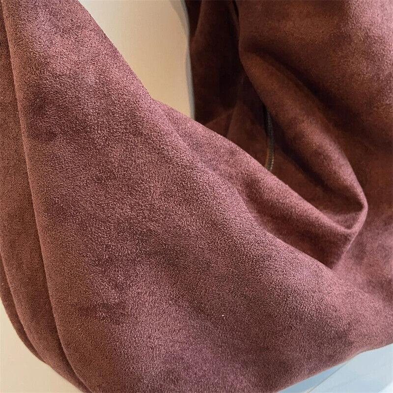 Nubuck Leather Hobo Bags Women's Zipper Folding Short Handle Handbags Purses 57_804f557f-f99c-4718-982d-7f415e8688b0 STYLEINGER