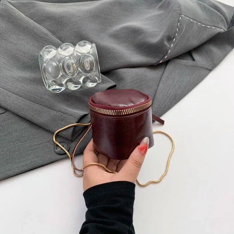 Mini Leather Box Bag Soft Leather Women's Wrist Chain Crossbody Strap Coin Purse Burgundy 57_8117aabf-1799-4adc-9c67-a48d0192884e STYLEINGER