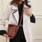 Genuine Leather Women‘s Handbags Mini Bucket Bags Zipper Solid Crossbody Purses 57_85da2d62-f030-4223-956f-edc0f05c1a9d STYLEINGER