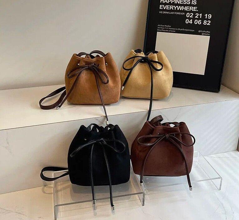Mini Bucket Bags Suede Leather Women's Drawstring Soft Crossbody Purses 57_8644abdf-534a-4551-b2ff-33b980be7870 STYLEINGER
