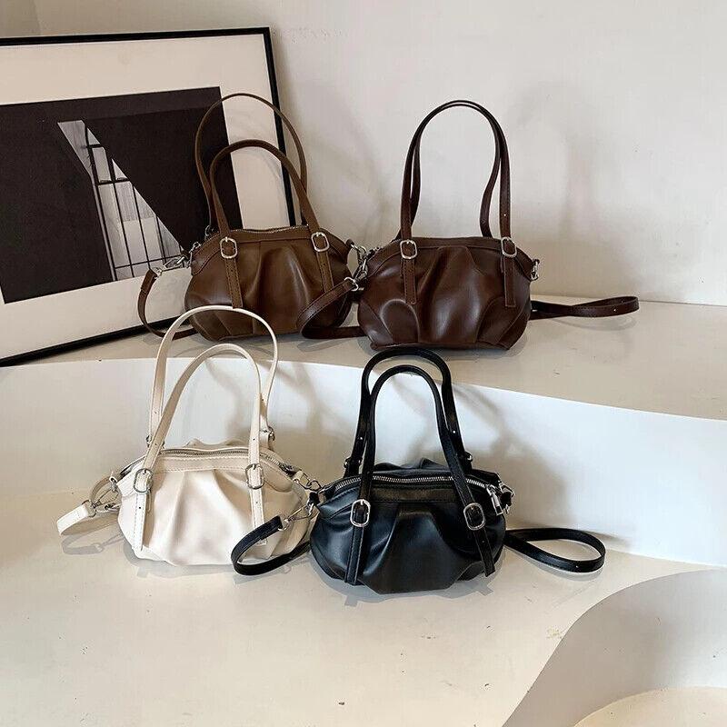 Small Buckets Bags Leather Pleated Belt Buckle Women Soft Zipper Handbags 57_8722ff83-e283-4237-aefe-d35fa3728fa0 STYLEINGER