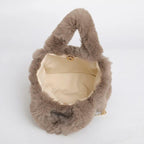 Faux Fur Handbags Women's Small Chain Strap Snap Double Handles Square Crossbody 57_874a1cc2-22a5-4b7b-b215-98f2a46789e5 STYLEINGER
