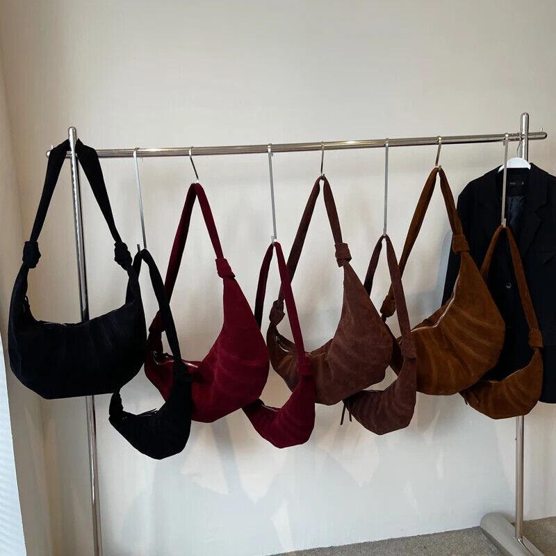 Hobo Bags Soft Leather Splicing Crescent Zipper Women's Small Large Handbags 57_87cc64fe-b2fd-439c-befb-4a4612380649 STYLEINGER