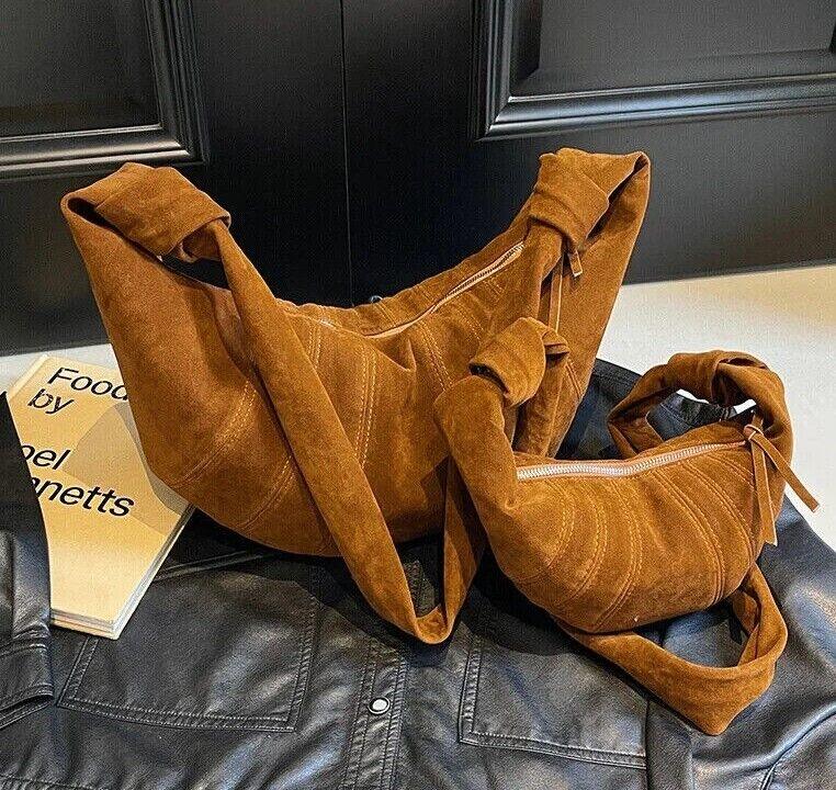 Hobo Bags Soft Leather Splicing Crescent Zipper Women's Small Large Handbags 57_88b97d98-ad30-4bb0-ac68-46d1ec947021 STYLEINGER