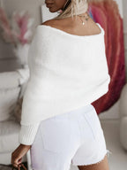 Cropped Knit Top Twist Off Shoulder Women's Long Sleeve Basic Style Knitwear 57_8e7834ea-b9d1-4214-979c-3f44633f3cb9 STYLEINGER