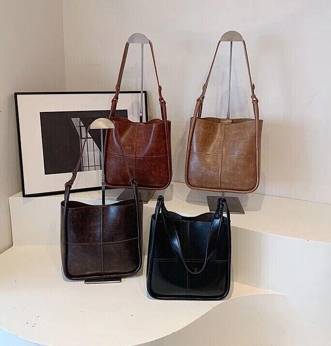 Shoulder Bucket Bags Leather Women's Large 2 in 1 Snap Plaid Stitch Handbags 57_8fa005d9-3f6d-48c3-a7f7-81f7a8a91369 STYLEINGER