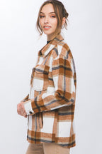 Love Tree Shacket Women Plaid Button Up Long Sleeve Pocketed Jacket Outwear 57_92b5aa02-61cc-4f5a-94f7-d673b246df05 STYLEINGER