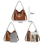 Women's Large Handbag Soft Leather Zipper Pockets Bucket Bags Purses 57_936caa22-3f82-4502-bded-c05e0018f982 STYLEINGER