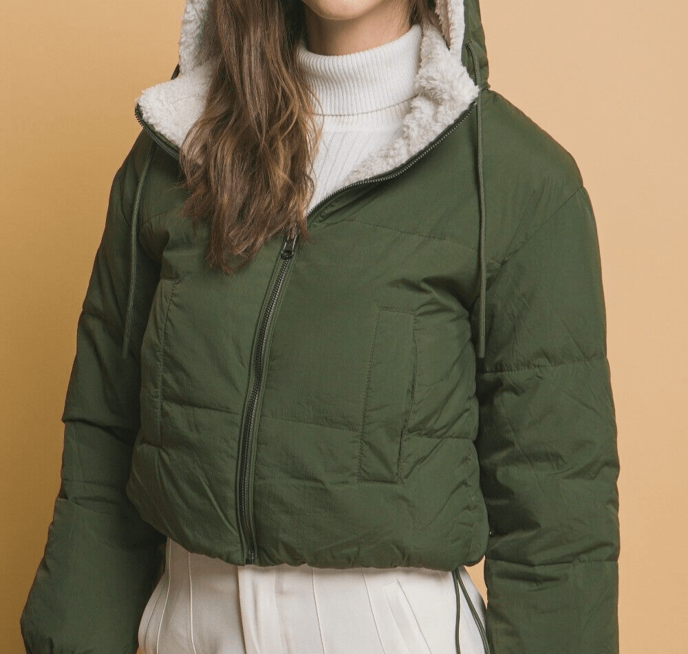Love Tree Jacket Zip Up Cropped Hunter Hooded Women Sherpa Fur Lined Reversible 57_97905980-7253-41ae-bc52-8b52c34ad599 Trendsi